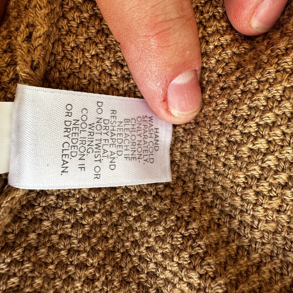 J. Jill Tan Fringe Cardigan - Picture 6 of 8